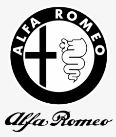 Alfa Romeo Logo Black And White - Alfa Romeo, HD Png Download, Transparent PNG