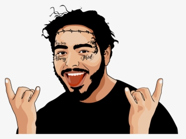 Post Malone Svg 2019, HD Png Download, Transparent PNG