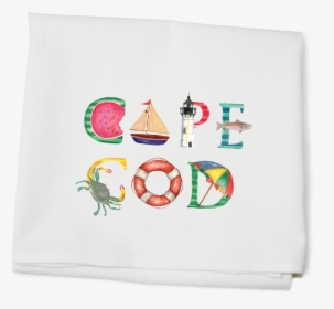 Cape Cod Illu-stated Flour Sack Towel - Illustration, HD Png Download, Transparent PNG