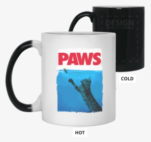 Paws Cat And Mouse Cute Funny Cat Lover Color Changing - Anime Cups, HD Png Download, Transparent PNG