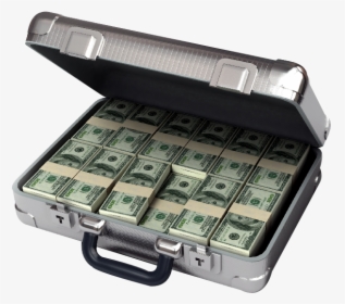 Suitcase With Money Png, Transparent Png, Transparent PNG