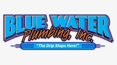 Blue Water Plumbing Logo - Blue Water Plumbing, HD Png Download, Transparent PNG