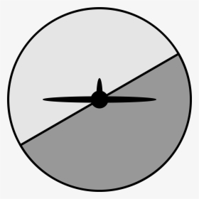 Artificial Horizon Inside-out Clip Arts - Attitude Indicator Icon, HD Png Download, Transparent PNG