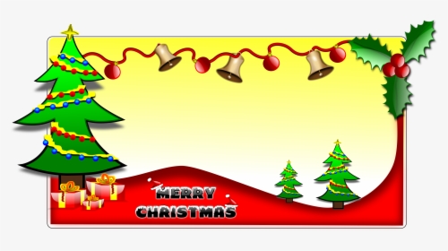 Christmas Gift Tags Clip Art - Clip Art Christmas Card, HD Png Download, Transparent PNG