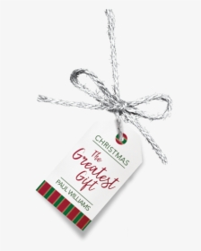 Greatest Gift Tag Tall - Greatest Gift For Christmas, HD Png Download, Transparent PNG