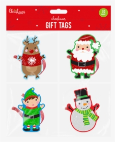 Christmas Character Gift Tags - Cartoon, HD Png Download, Transparent PNG