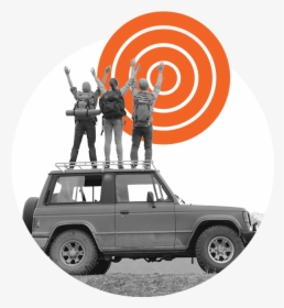 People On Jeep - Off-road Vehicle, HD Png Download, Transparent PNG