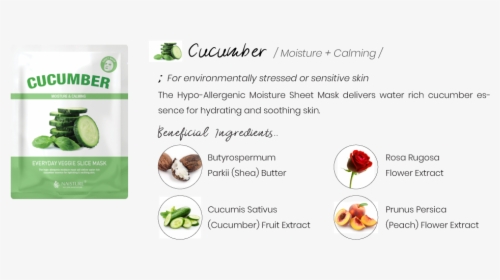 Everyday Veggie Slice Sheet Mask - Cucumber, HD Png Download, Transparent PNG