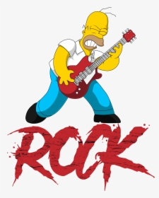 Homer Rock Mens Shirt Dlss Png Homer Rock - Illustration, Transparent Png, Transparent PNG