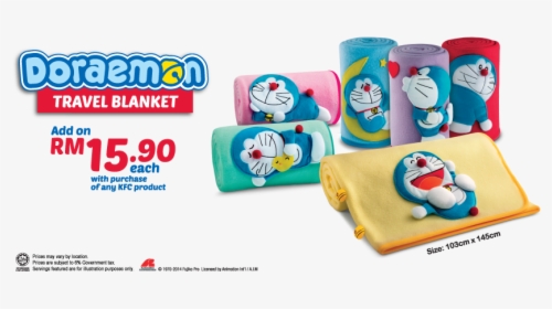 Transparent Exciting Clipart - Kfc Doraemon Blanket, HD Png Download, Transparent PNG