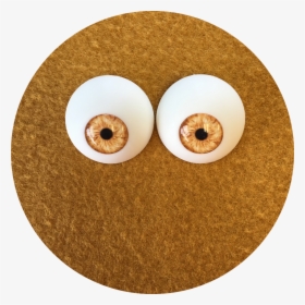Light Brown Cabochon Puppet Eyes 44mm - Puppet Eyes Brown, HD Png Download, Transparent PNG