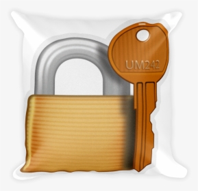 Closed Lock With Key , Png Download - Lock And Key Emoji, Transparent Png, Transparent PNG