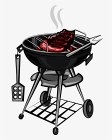 Transparent Grill Silhouette Png - Bbq Grill Clip Art, Png Download, Transparent PNG