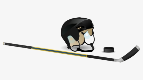 Hockey Stick And Helmet, HD Png Download, Transparent PNG