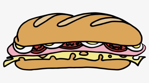 Sandwich Clip Art Images - Sub Sandwich Clipart, HD Png Download, Transparent PNG
