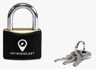 40mm Padlock, Front View With Keys - Security, HD Png Download, Transparent PNG