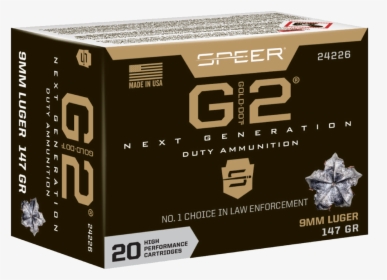 Speer Ammo Gold Dot Personal Protection 9mm 147gr, - 9×19mm Parabellum, HD Png Download, Transparent PNG