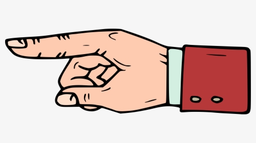 Pointing Finger 2 Clip Arts - Color Hand Icon Png, Transparent Png, Transparent PNG