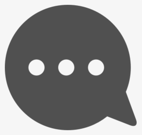 Text Bubble Three Dots, HD Png Download, Transparent PNG