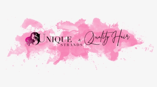 Unique Strands & Quality Hair Logo - Calligraphy, HD Png Download, Transparent PNG