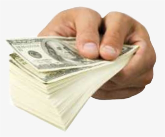 Transparent Dolar Png - Dollars On Hand Png, Png Download, Transparent PNG
