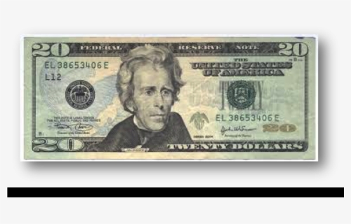 20-dolares - 20 Dollar Bill, HD Png Download, Transparent PNG