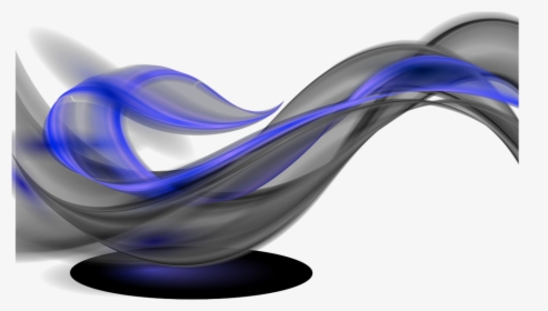 Mq Blue Black Swirls Swirl Wave - Vase, HD Png Download, Transparent PNG