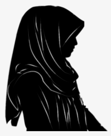 Transparent Hijab Clipart - Png Siluet Transparant Hijab, Png Download, Transparent PNG