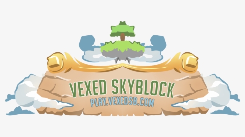 Transparent Skyblock Png - Cloud Minecraft Server Logo, Png Download, Transparent PNG