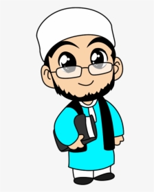 Muslim Teacher Islam Cartoon Hijab - Muslim Cartoon, HD Png Download, Transparent PNG