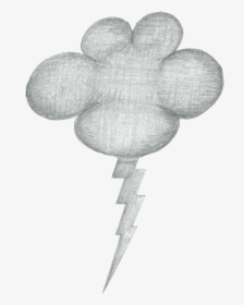 Storm Cloud - Sketch, HD Png Download, Transparent PNG
