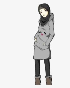 Hip Hijab Drawing From The Collection - Hipsterhijab Girl Draw, HD Png Download, Transparent PNG