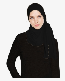 Clip Art Jersey With Gold Bead - Transparent Hijab, HD Png Download, Transparent PNG
