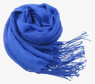 Royal Blue Linen Scarf Hijab - Scarf, HD Png Download, Transparent PNG