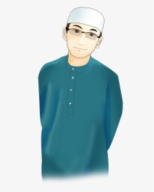Hijab Muslim Cartoon Man Islam Free Clipart Hq Clipart - Islamic Muslim Man Cartoon, HD Png Download, Transparent PNG