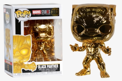 Funko Pop Avengers Chrome Black Panther, HD Png Download, Transparent PNG
