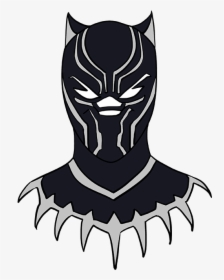 How To Draw Black Panther - Draw Black Panther Step By Step, HD Png Download, Transparent PNG