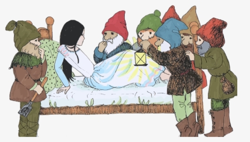 Human Behavior,plant,art - Snow White And Seven Dwarfs Png Clipart, Transparent Png, Transparent PNG