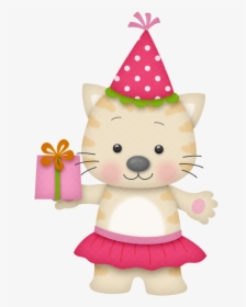 Birthday Cat Clip Art, HD Png Download, Transparent PNG