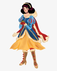 Snow White In Winter Warrior Clothes - Snow White And The Seven Dwarfs, HD Png Download, Transparent PNG