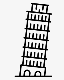 Leaning Tower Of Pisa - Pisa Tower Icon Png, Transparent Png, Transparent PNG
