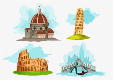 Transparent Italy Clipart - Png Clipart Pisa Tower Png, Png Download, Transparent PNG