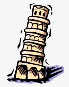 Italy Vector Image Illustration Campanile Freestanding - Leaning Tower Of Pisa Clipart Png, Transparent Png, Transparent PNG