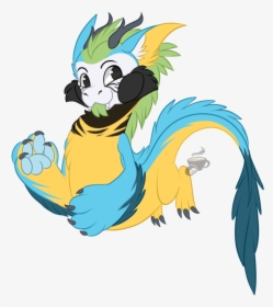 Blue And Gold Macaw Kirichu By Mochiteaa - Cartoon, HD Png Download, Transparent PNG