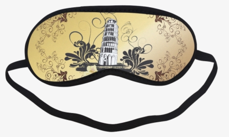 The Leaning Tower Of Pisa Sleeping Mask - Eye Mask With Googly Eyes, HD Png Download, Transparent PNG