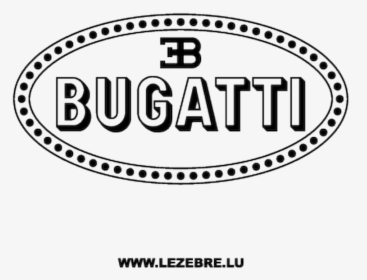 Bugatti Logo Decal - Bugatti Logo Png, Transparent Png, Transparent PNG