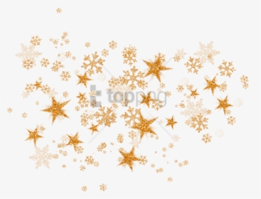 Gold Sparkle Png - Golden Snowflake Transparent Background, Png Download, Transparent PNG