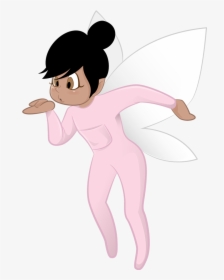 Dental Clipart Tooth Fairy - Black Tooth Fairy Png, Transparent Png, Transparent PNG