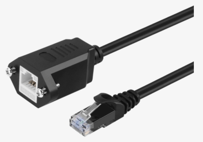 6 Feet Cat6 Ethernet Extension Male To Female Screw - Usb Cable, HD Png Download, Transparent PNG