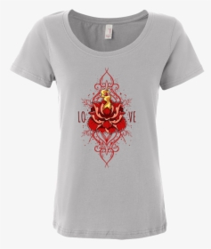 Rose Love T-shirt Clip Art - Skull, HD Png Download, Transparent PNG